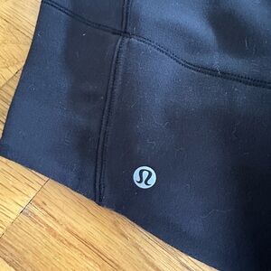 lululemon semi turtleneck long sleeve top in black with zippers (2)